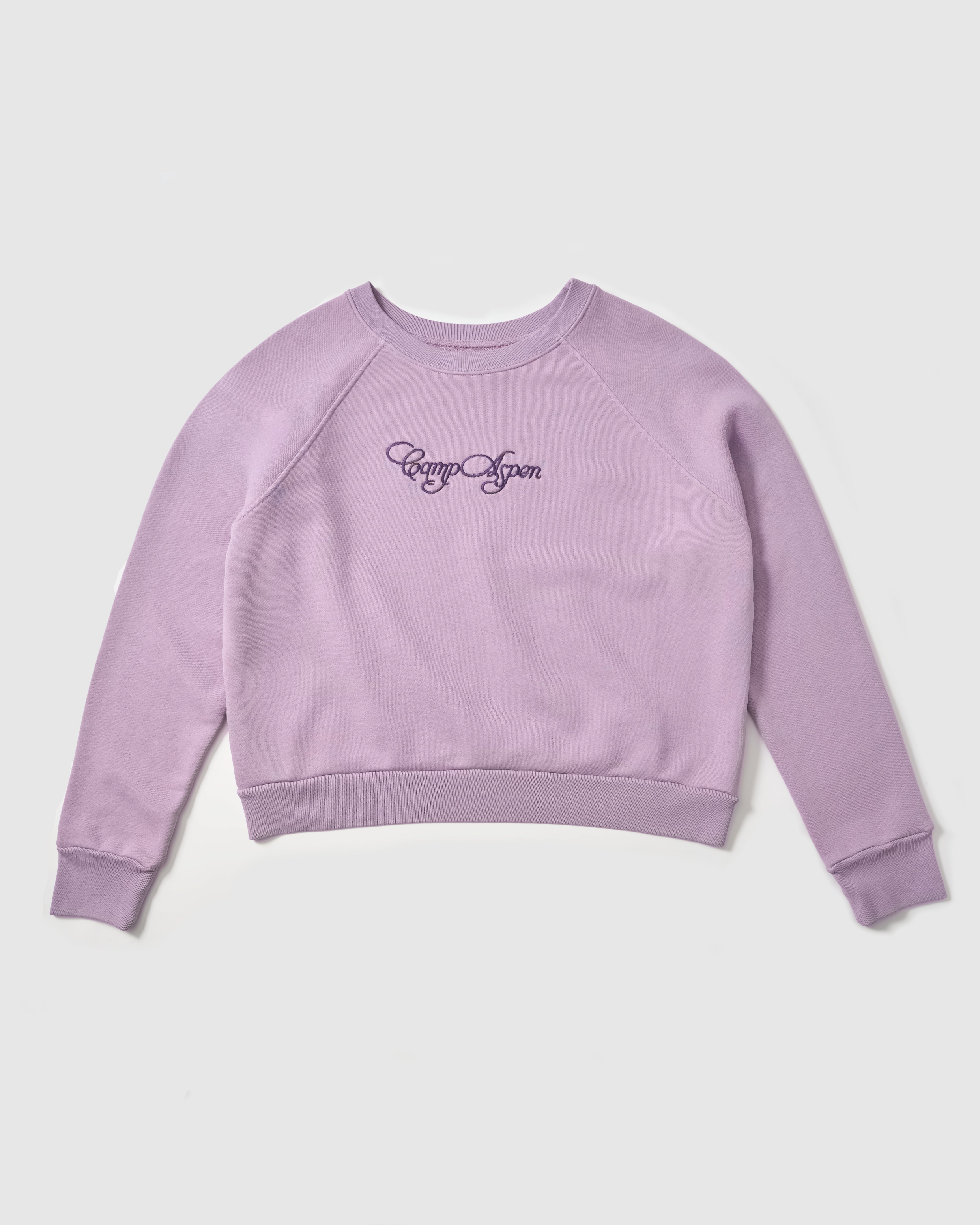 Contrast Raglan Crewneck