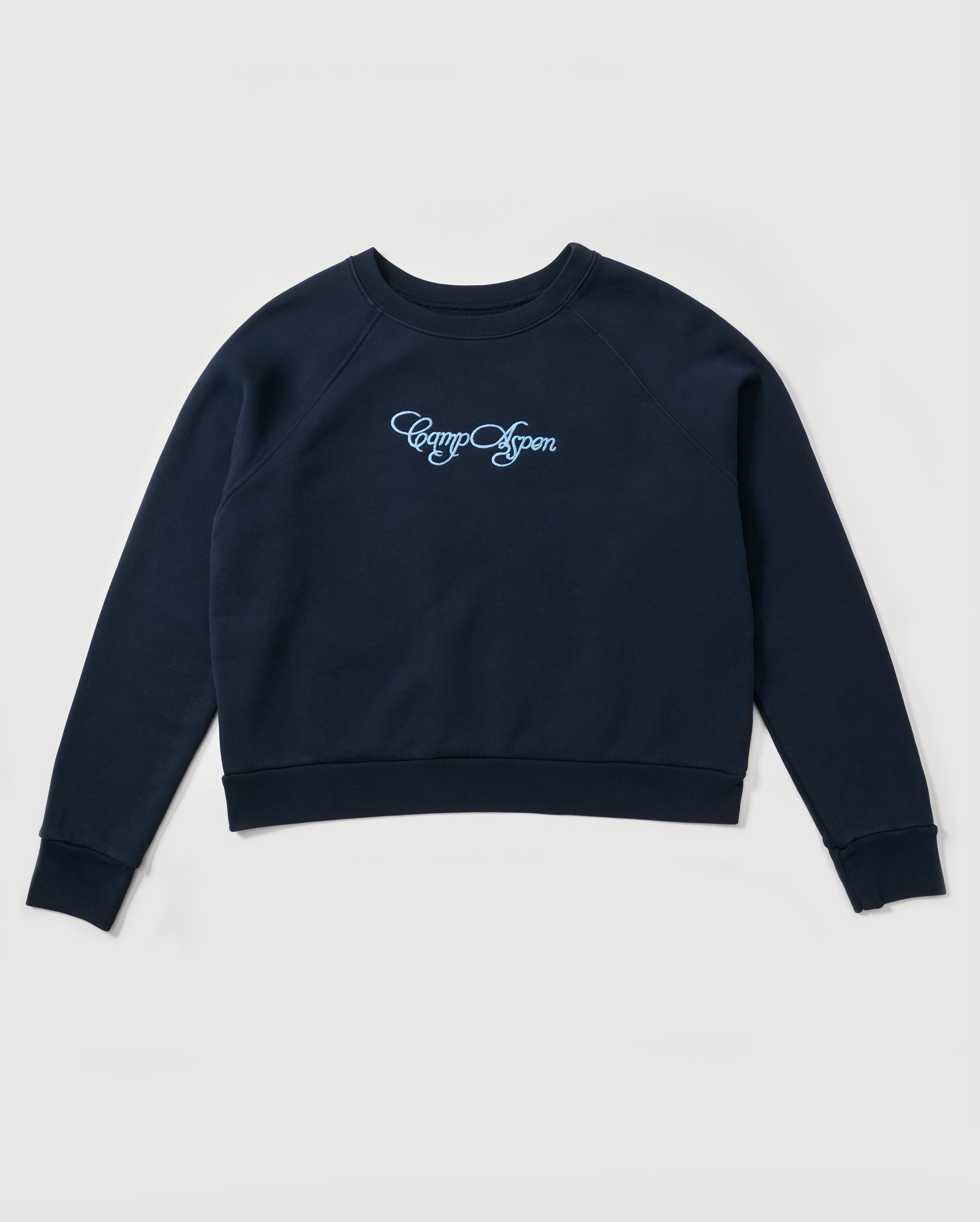 Contrast Raglan Crewneck