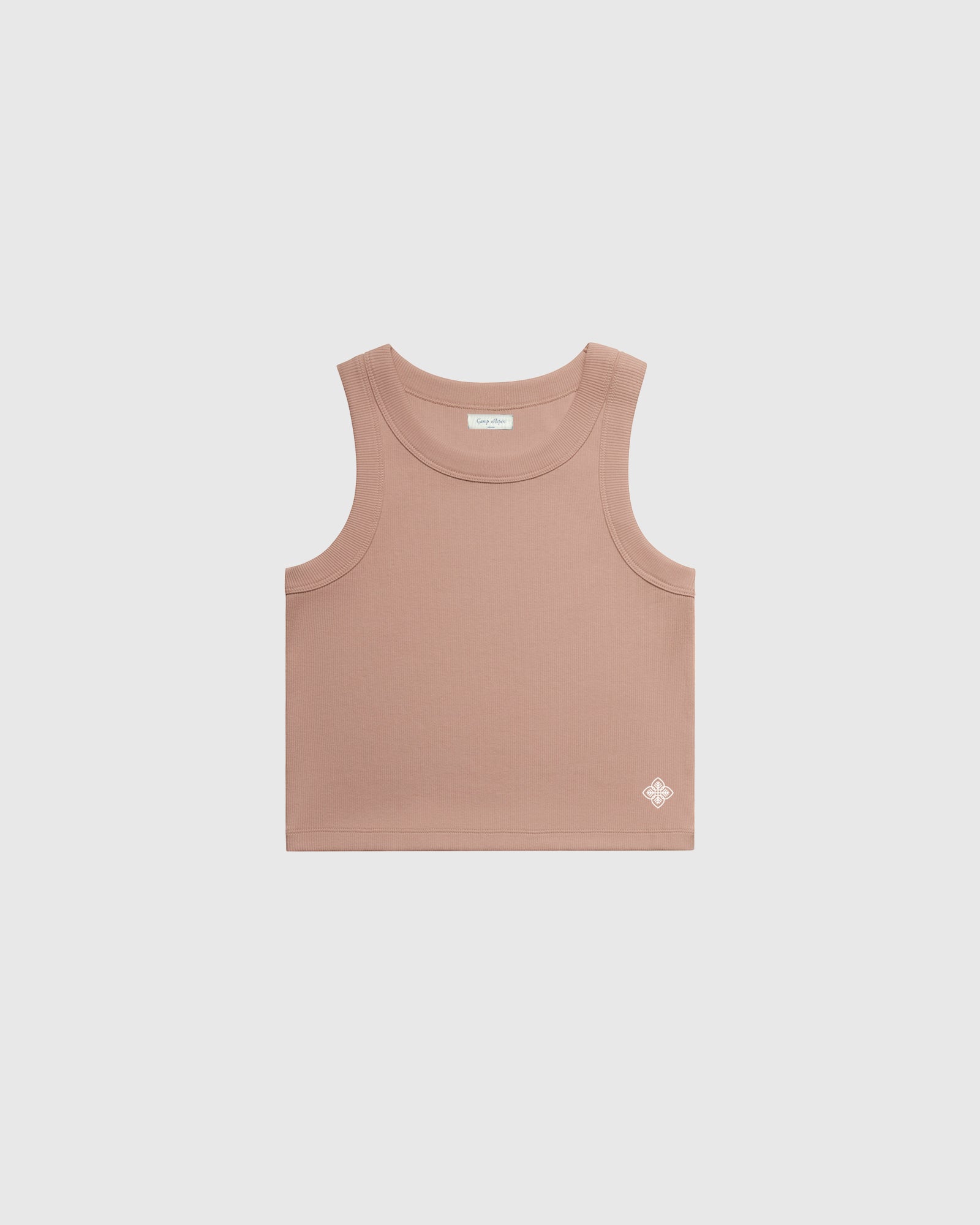 Snowleaf Rib Crop Tank