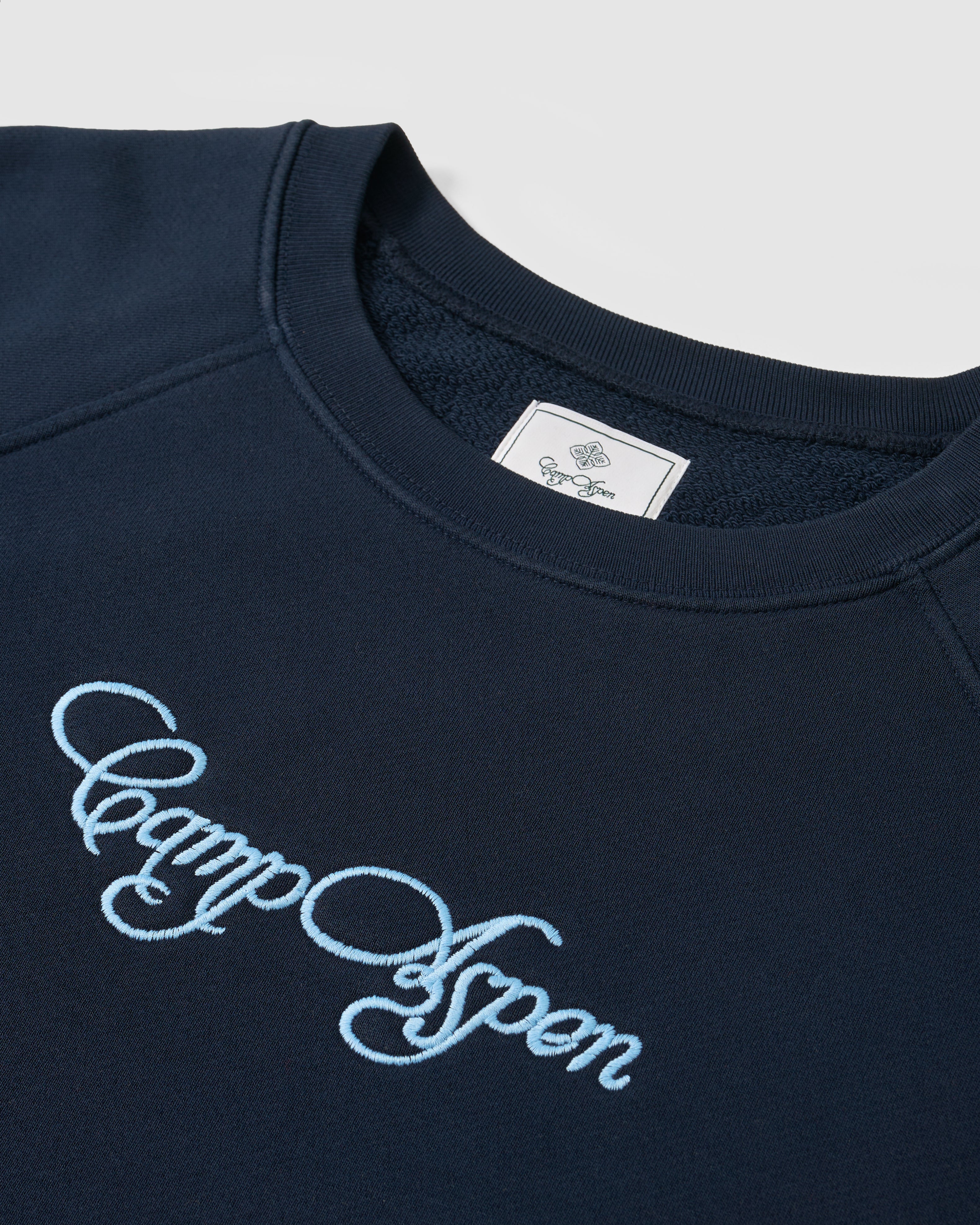 Contrast Raglan Crewneck