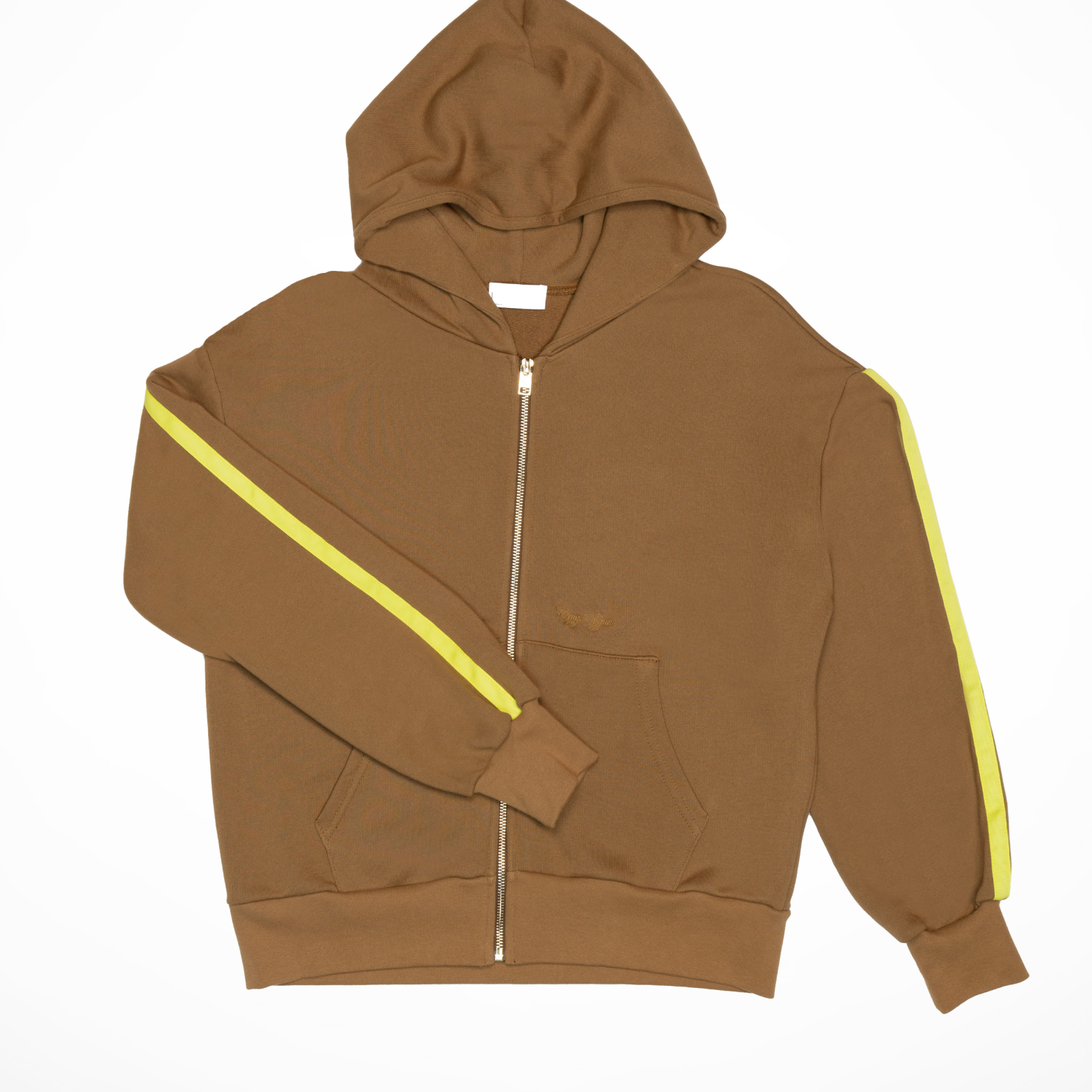 Trim Zip Up Hoodie