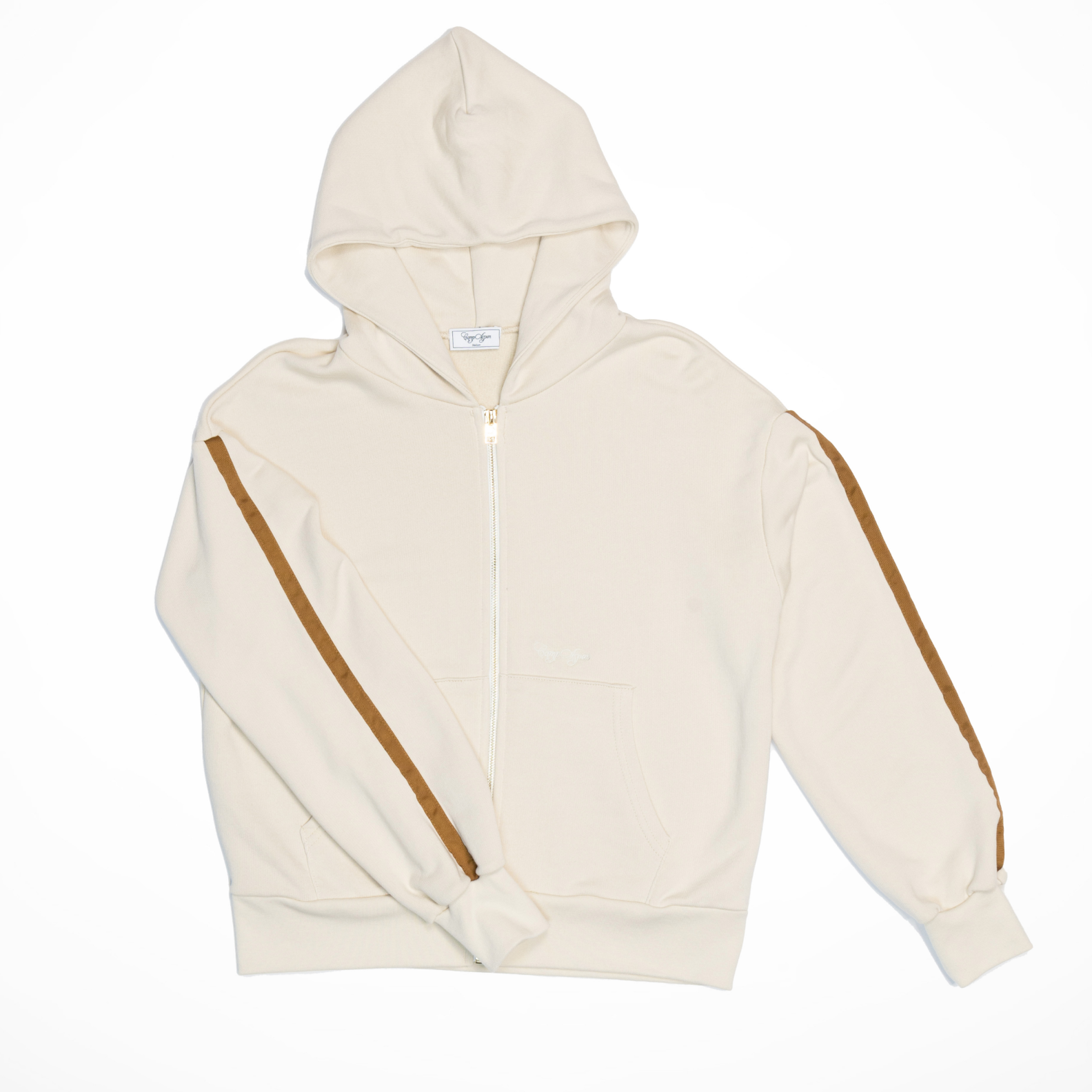 Trim Zip Up Hoodie