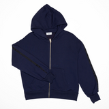 Trim Zip Up Hoodie