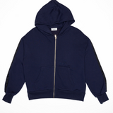 Trim Zip Up Hoodie